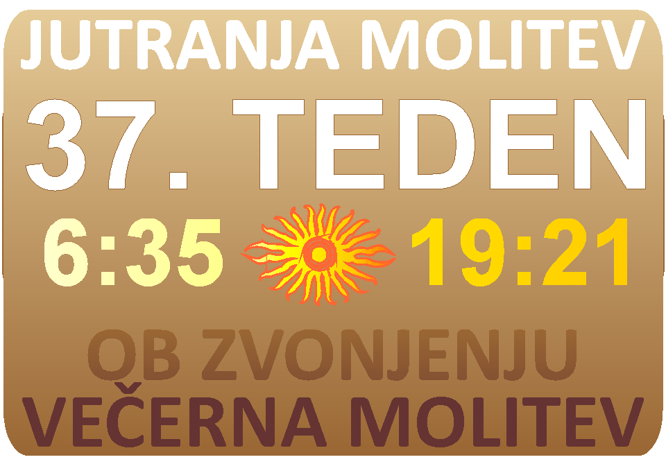 JUTRANJA in VEERNA molitev