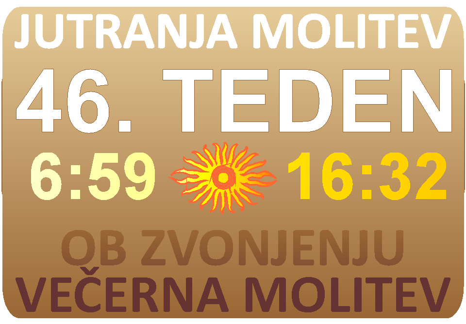 JUTRANJA in VEERNA molitev