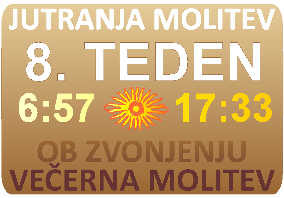 JUTRANJA in VEERNA molitev