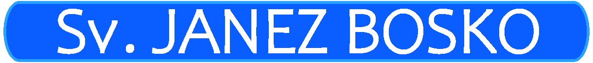 SDB - ustanovitelj salezijancev - Sveti JANEZ BOSKO